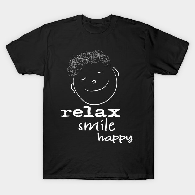 smile be happy T-Shirt by idirshop